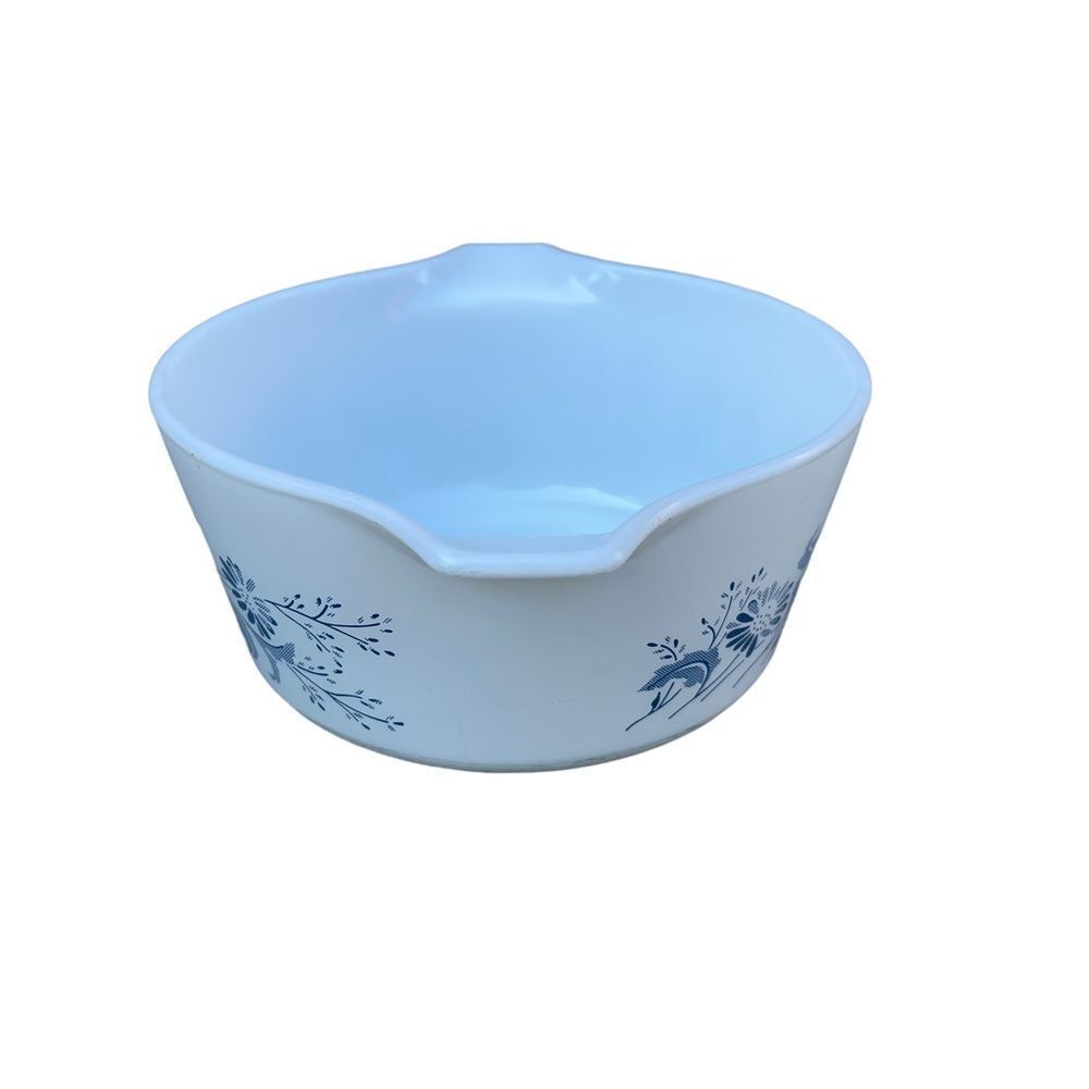 Vintage Pyrex Colonial Mist White and Blue 474-B 1.5L Casserole Dish - Picture 2 of 6
